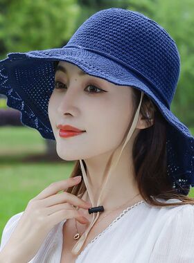 渔夫帽户外休闲女春夏季遮阳防晒