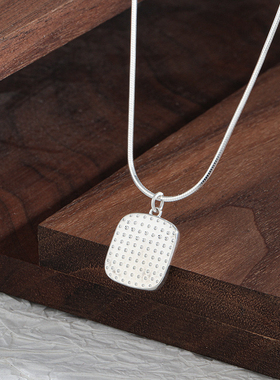 Lumines同款蝴蝶出逃S925纯银小众项链女锁骨链生日礼物