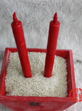 无烟环保红蜡烛特价杯烛