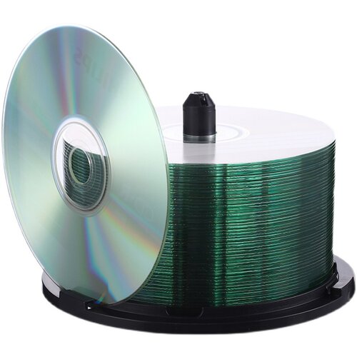 飞利浦CD-R 700M52X 空白光盘刻录盘CD光碟50片桶装 黑胶碟车载 - 图0