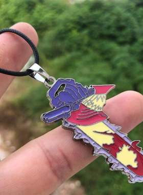 二次元礼物动漫周边电锯人 简约创意学生卡通项链 啵奇塔卡通吊坠