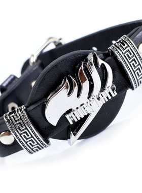 圣诞夏尔皮质手链 执事鹰 契约标志道具PU手饰动漫周边工厂