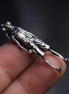 日潮海贼王二档草帽路飞吊坠项链男女学生潮复古网红小饰品颈饰