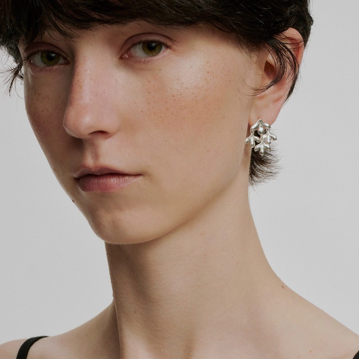 SALE E PEPE胡椒盐·纯银海草耳钉环 镀金,淘宝优惠券,粉丝福利购,淘宝优惠卷