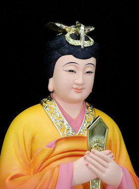 泰山娘娘碧霞元君树脂风水圣母像