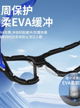 户外骑行高清防雾防风护目镜防灰尘飞沫风沙男女马拉松登山眼镜潮