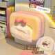 Momo loves cream style contrasting colored paper box toilet