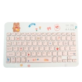 Милая клавиатура, беспроводной планшетный неограниченный ноутбук, мышка, комплект, bluetooth