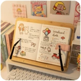 Деревянное настольное чтение, книжная полка, флип-книга, детская трубка, фиксаторы в комплекте