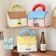 Cute house makeup bag large capacity women portable travel