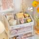 Desktop storage box student ins stationery handbook artifact
