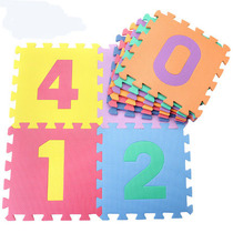 Eco-friendly Ground Mat Baby Anti-Fall Crawling Cushion Jigsaw Puzzle Splicing Baby Boy Cushion Foam Digital Letter Animal Toy