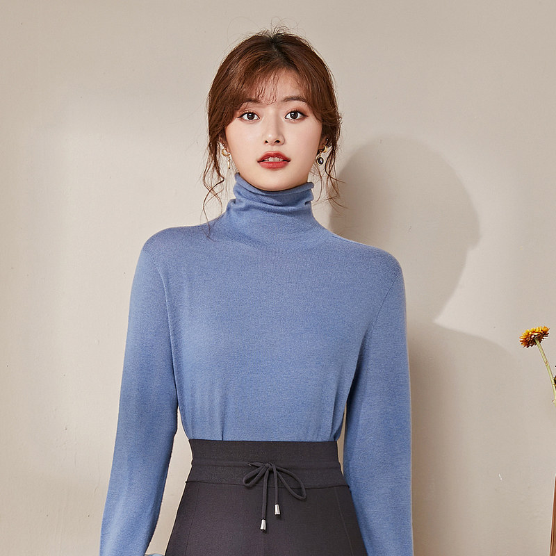 名人瑞裳秋装女2021年新款薄针织衫 名人瑞裳毛针织衫