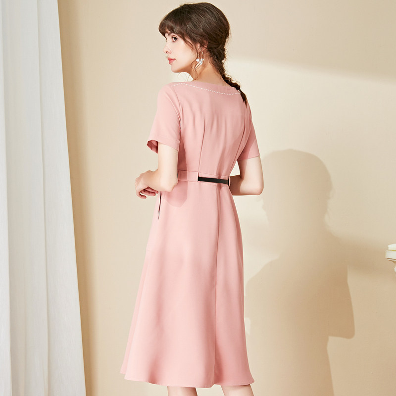 名人瑞裳连衣裙女2020 ol 名人瑞裳连衣裙