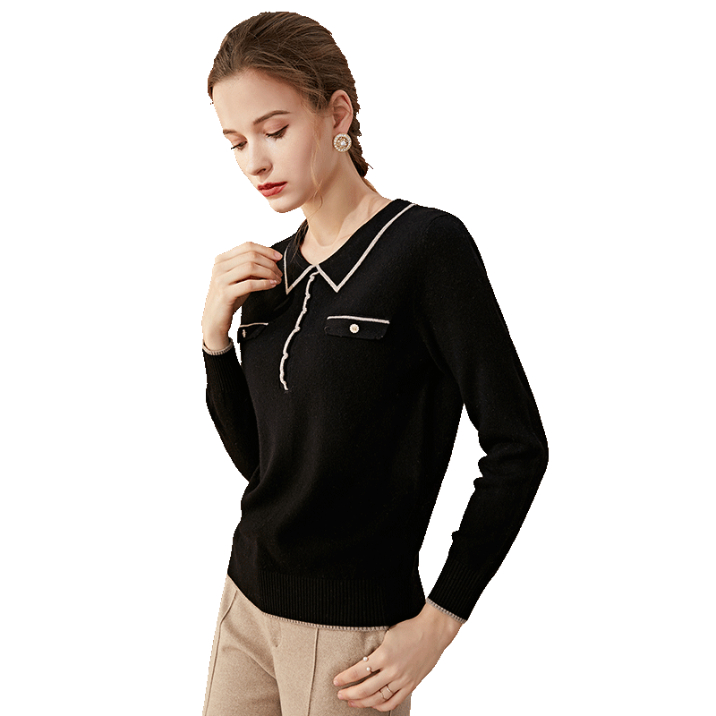  名人瑞裳毛针织衫