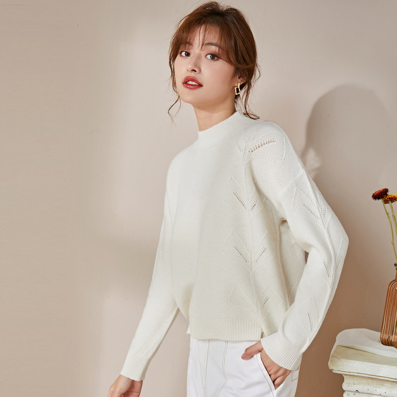 名人瑞裳2020秋冬新款通勤针织衫 名人瑞裳毛针织衫