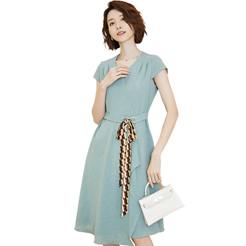 名人瑞裳2019女士夏装新款连衣裙 名人瑞裳连衣裙