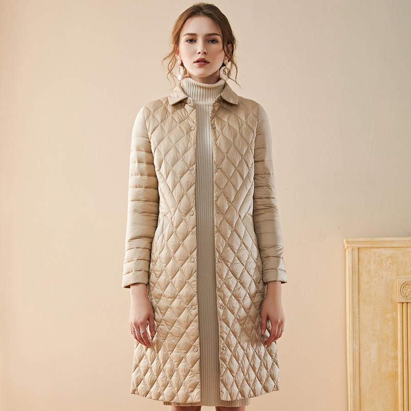 名人瑞裳2019冬季新款轻薄白鸭绒 名人瑞裳羽绒服