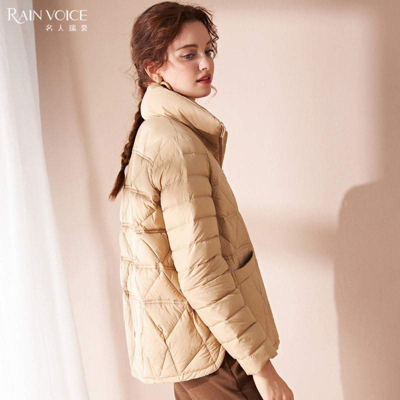 名人瑞裳2020冬季新款轻薄款羽绒服 名人瑞裳羽绒服