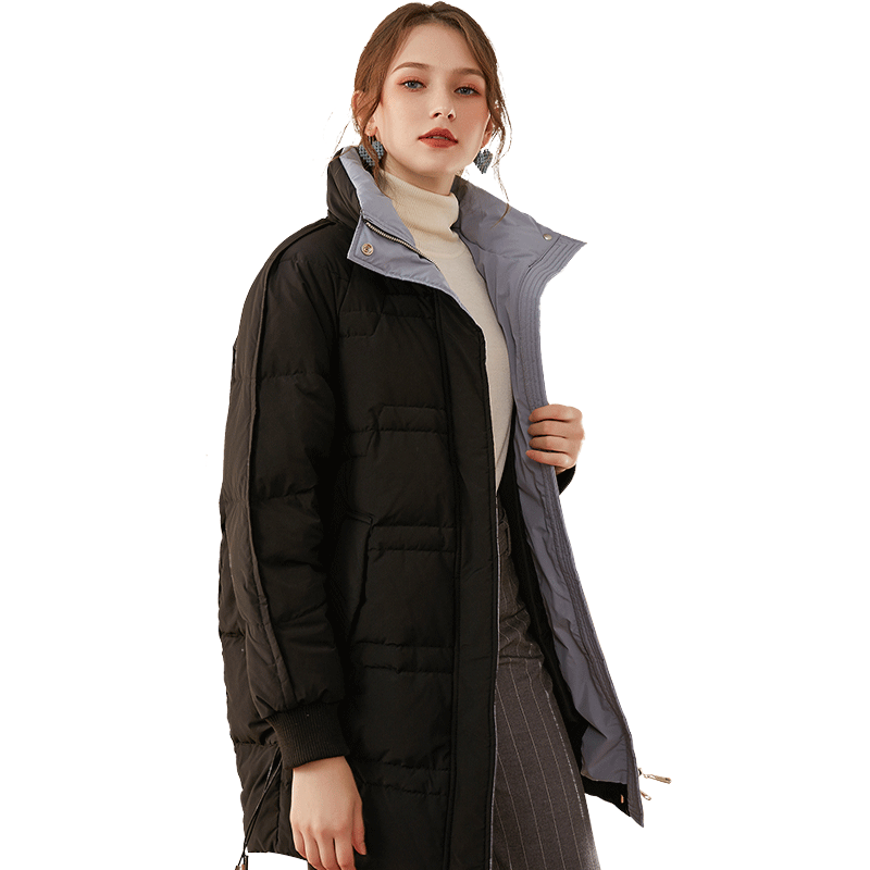 名人瑞裳冬季轻薄2019年新款白鸭绒 名人瑞裳羽绒服