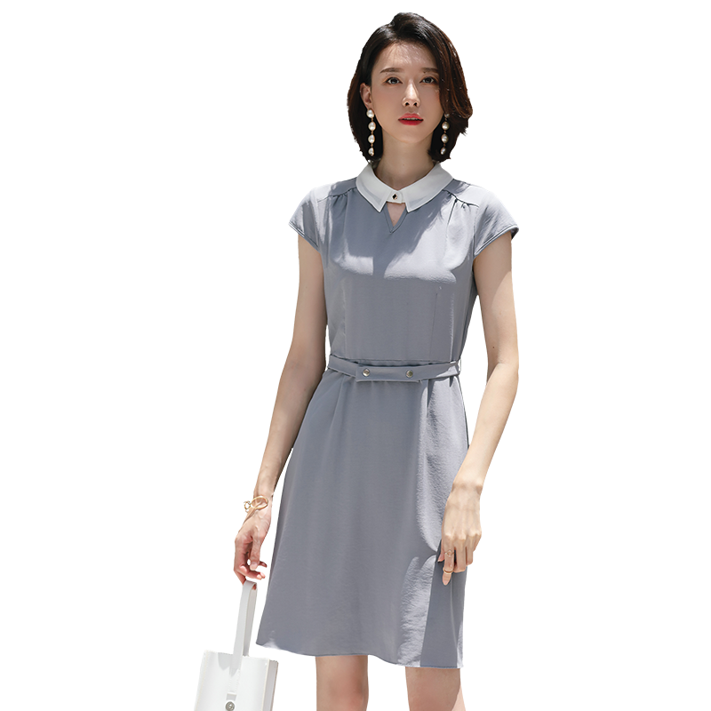 名人瑞裳女夏2018新款气质连衣裙 名人瑞裳连衣裙