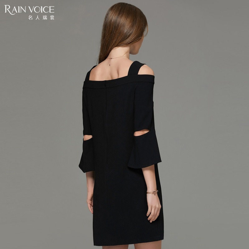 名人瑞裳2017夏装新款中长款连衣裙 名人瑞裳连衣裙