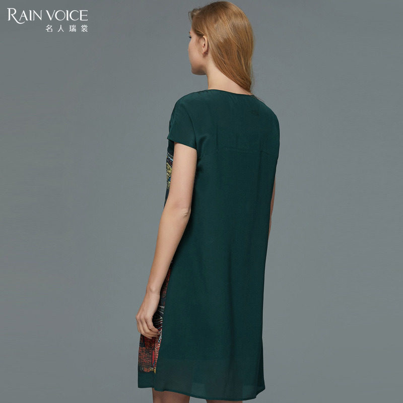 名人瑞裳2017夏装新款气质连衣裙 名人瑞裳连衣裙