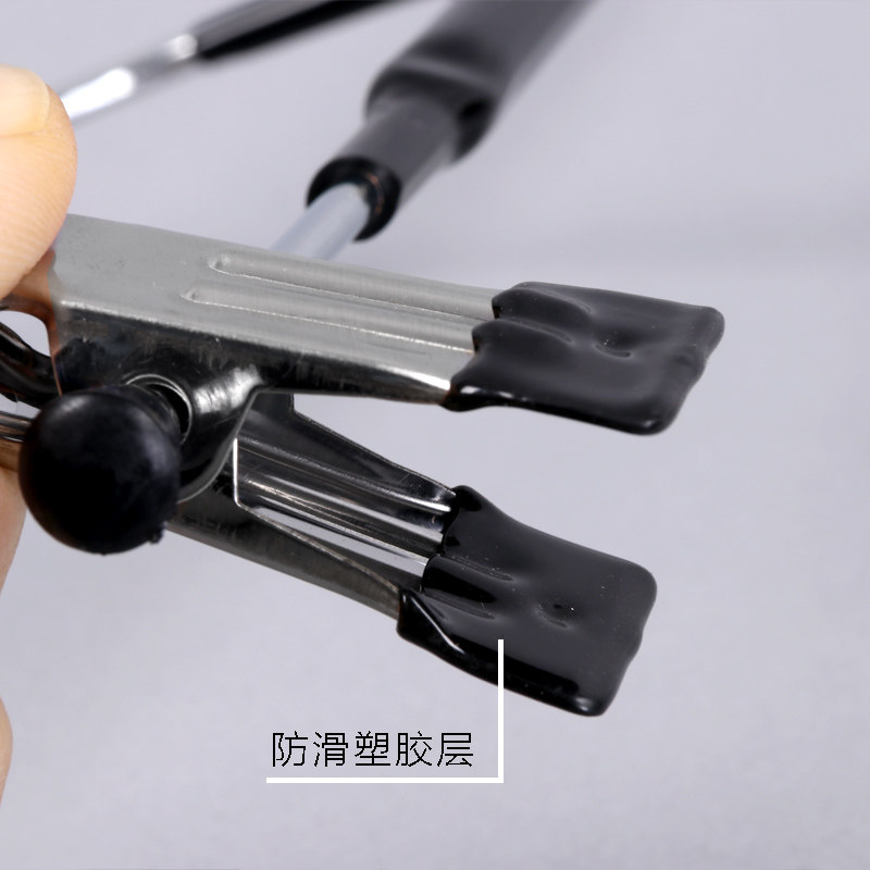 [衣架厂直销]韩版防滑金属浸塑裤架裤夹子无痕裤夹裙夹（10只装）,淘宝优惠券,粉丝福利购,淘宝优惠卷