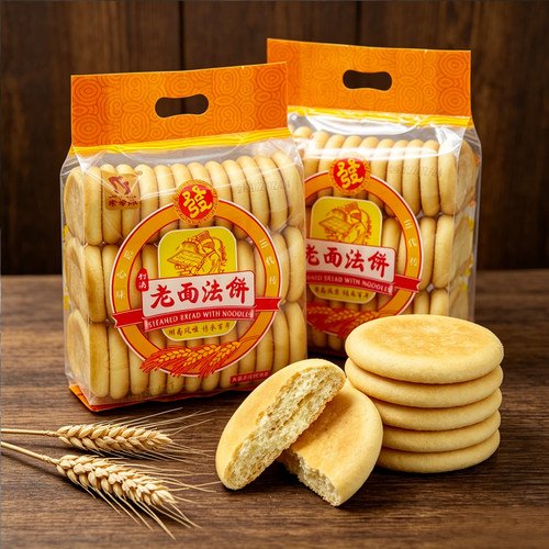 老面法饼36个袋装湖南特产老式发饼甜酒法饼糕点解馋休闲零食小吃 - 图3