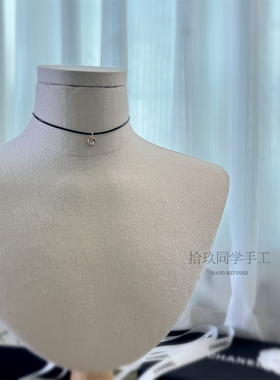 日韩极简风短款锁骨链choker