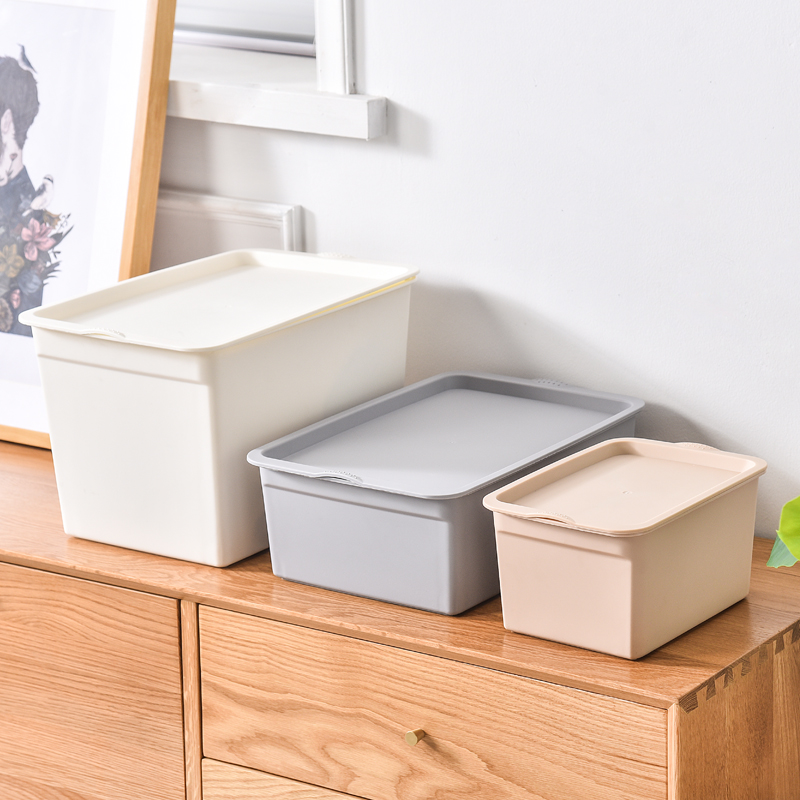 加厚叠加塑料收纳箱有盖整理箱储物箱玩具杂物零食品内衣收纳盒子,淘宝优惠券,粉丝福利购,淘宝优惠卷