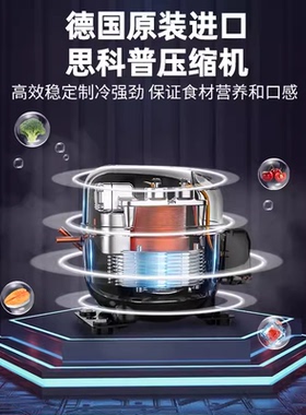 荣事达速冻急冻超低温商用冰箱