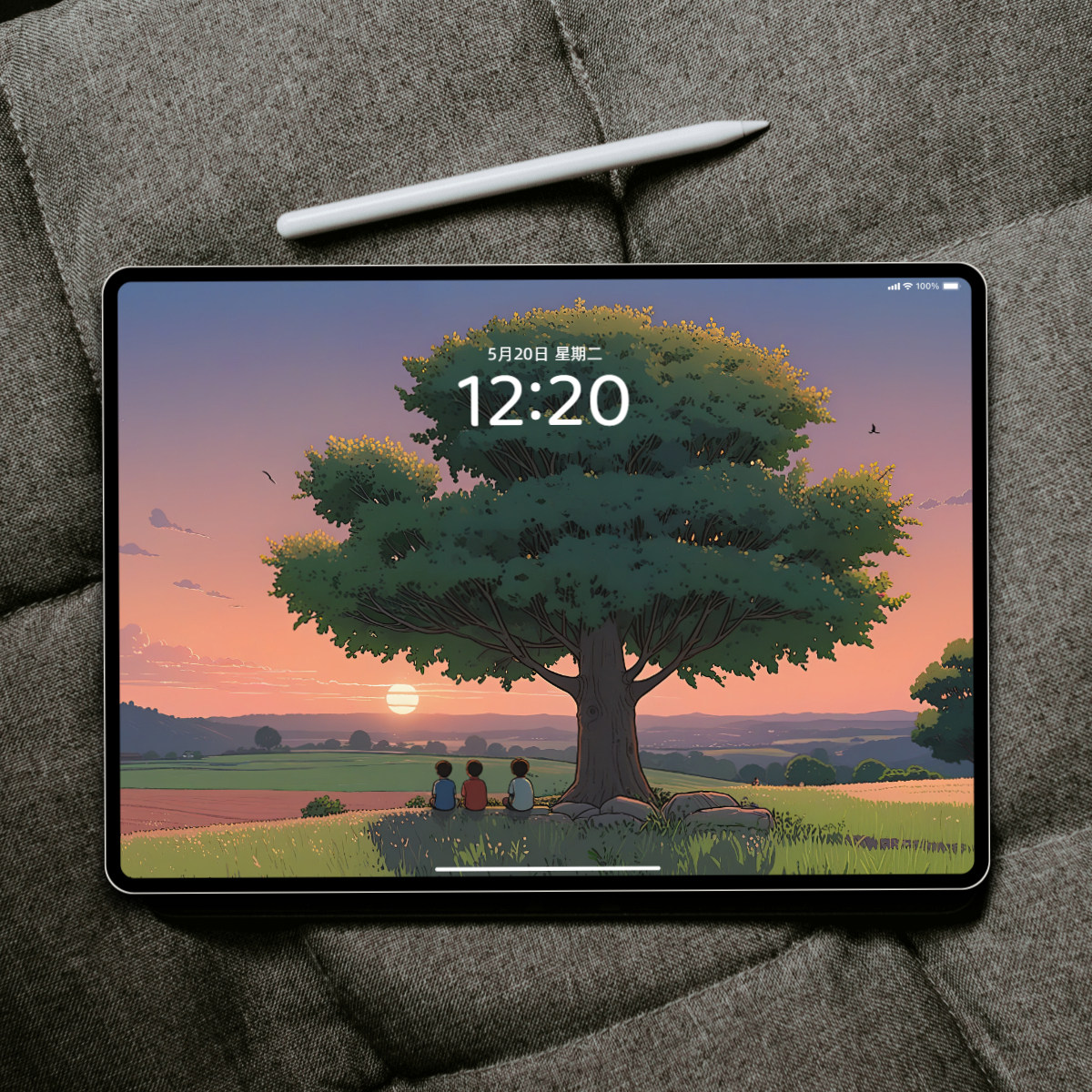 日落 童年时光 可爱治愈 电脑手机壁纸ipad、Watch折叠手机壁纸,淘宝优惠券,粉丝福利购,淘宝优惠卷