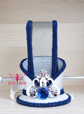 银色古代汉服cos饰品发冠