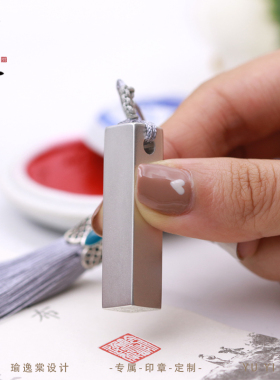 定制纯银s925项链情侣定情信物