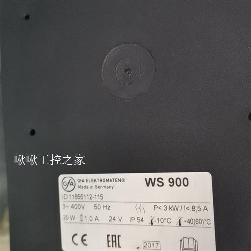 GFA控制单元WS900货号11655112-115+GFA - 图1