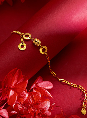 金版时尚ins网红风高级感女小蛮腰手链 越南镀金直播款小蛮腰手饰