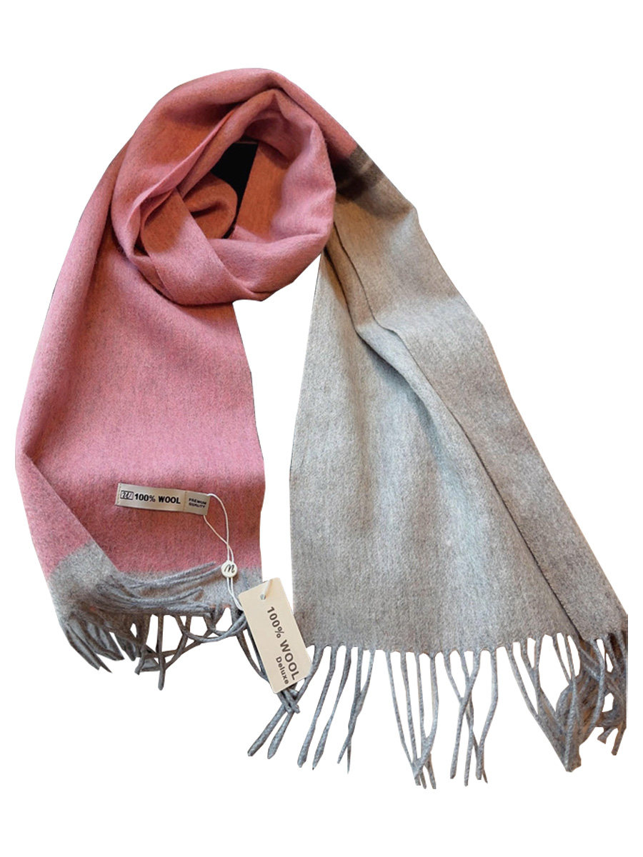 wool100%纯羊毛围巾高级感全派粉色披肩长条保暖女秋冬季双面围脖,淘宝优惠券,粉丝福利购,淘宝优惠卷