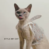 Кошачья одежда Daisy Pet подвеска жилет весна и летняя воздухопроницаемая сетчатая сетка маленькая марионетка марионетки Тедди