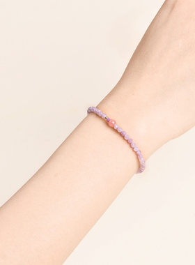 女红纹石原创设计天然紫水晶