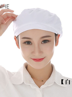 发男女透气包头卫生纺织帽子厨师帽防尘帽车间女工帽防落工厂食品