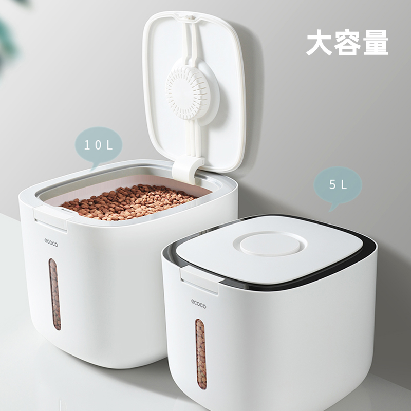 猫粮储存桶宠物储粮桶狗粮密封桶防潮存储收纳猫咪粮食零食发酵罐 - 图3