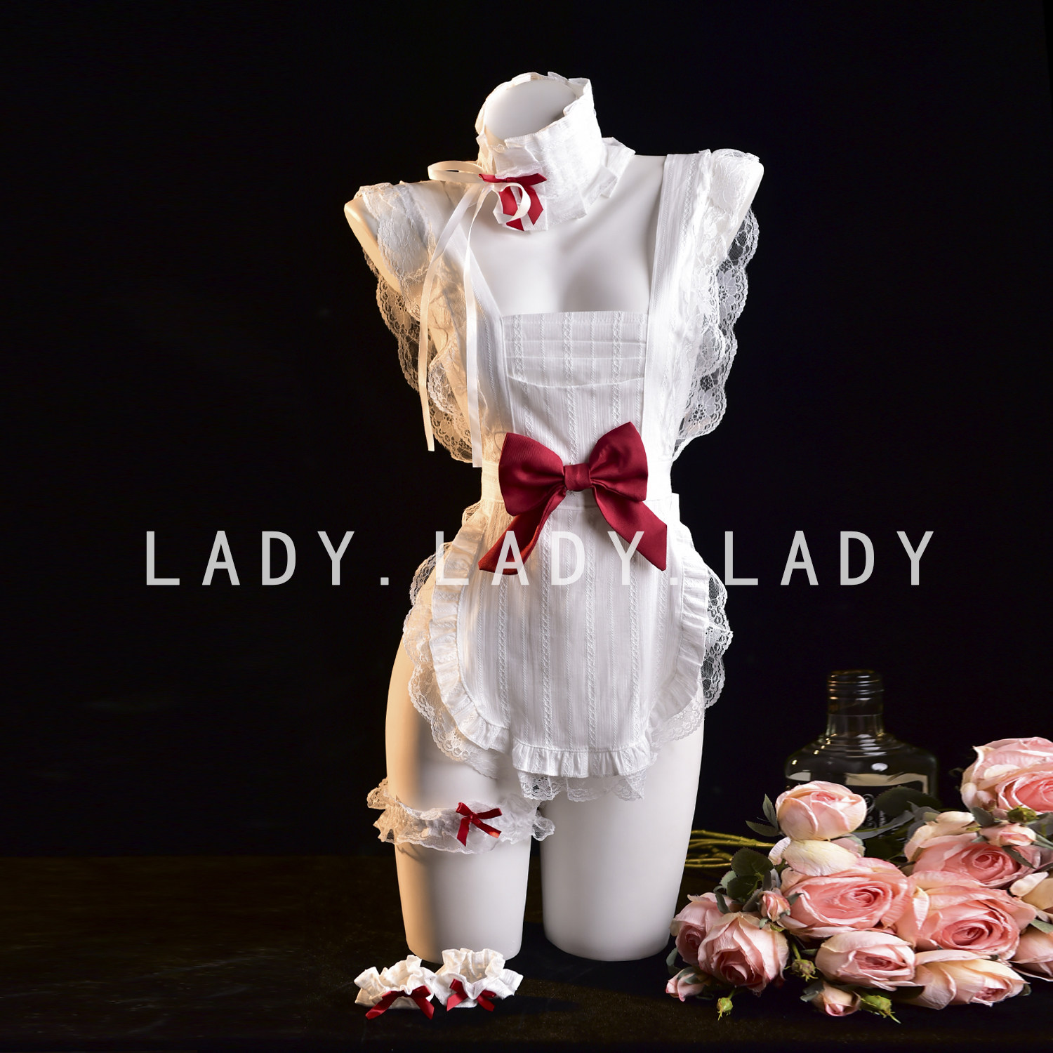 Lady性感睡裙女仆可爱女佣cos制服纯欲蝴蝶结睡衣诱惑qqny内衣,淘宝优惠券,粉丝福利购,淘宝优惠卷