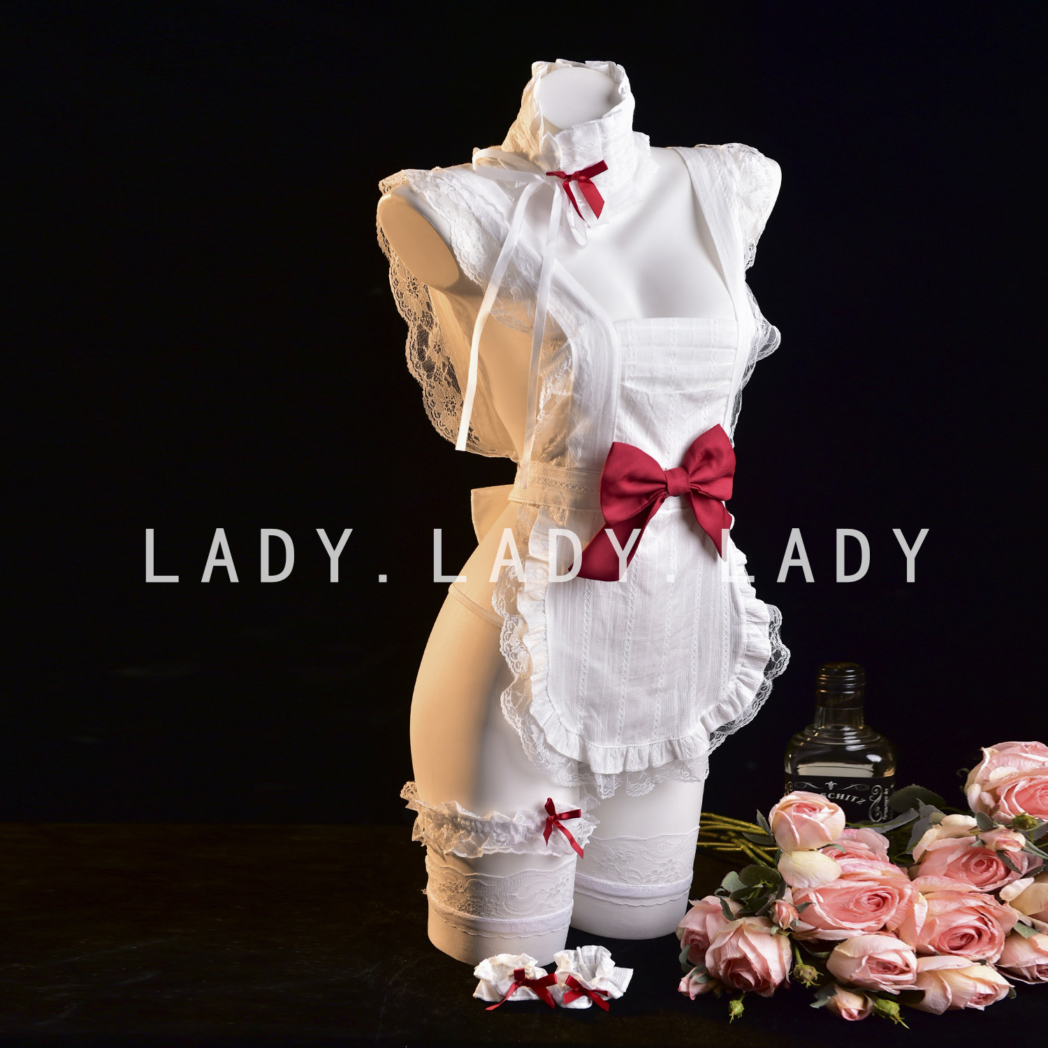 Lady性感睡裙女仆可爱女佣cos制服纯欲蝴蝶结睡衣诱惑qqny内衣,淘宝优惠券,粉丝福利购,淘宝优惠卷