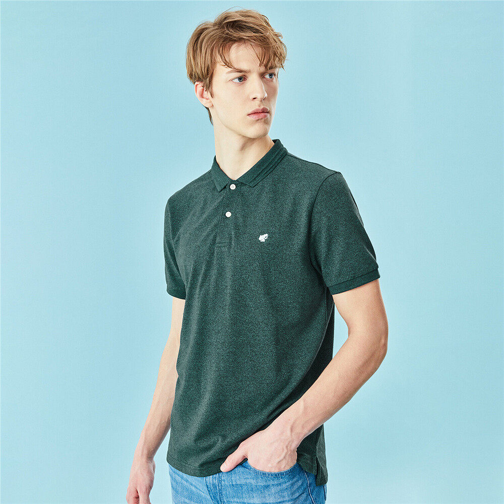 佐丹奴欧美简约刺绣领莱卡男小青蛙 佐丹奴Polo衫