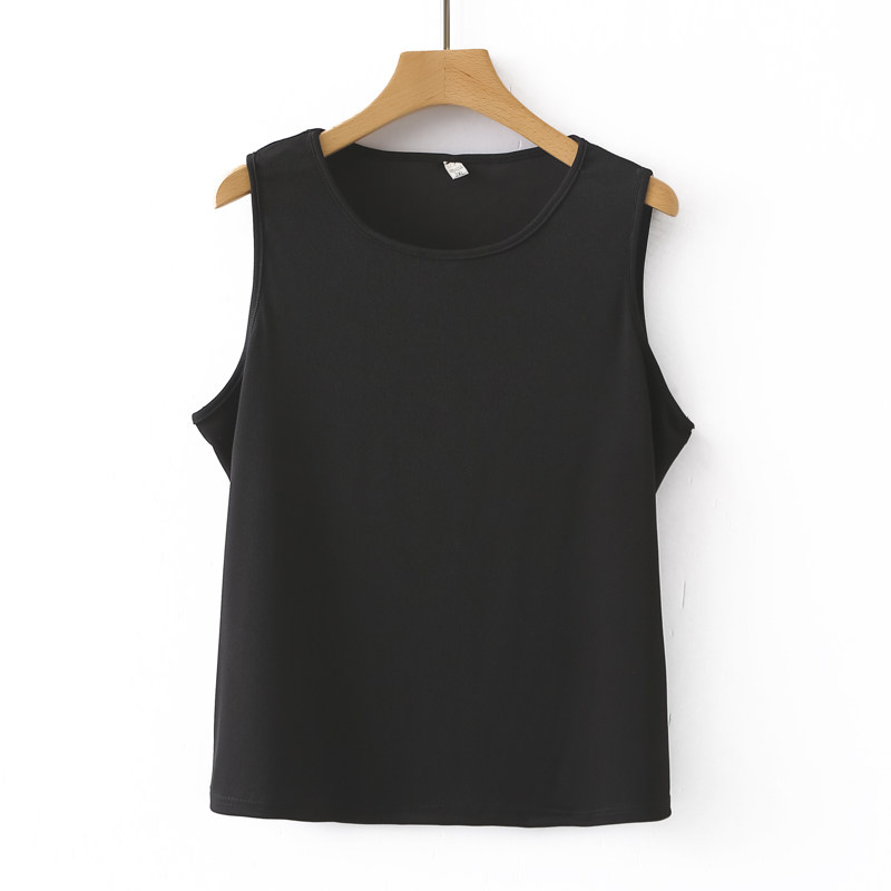 2025夏季新款大码女装胖妈妈打底背心圆领无袖遮肚t恤女胖上衣,淘宝优惠券,粉丝福利购,淘宝优惠卷