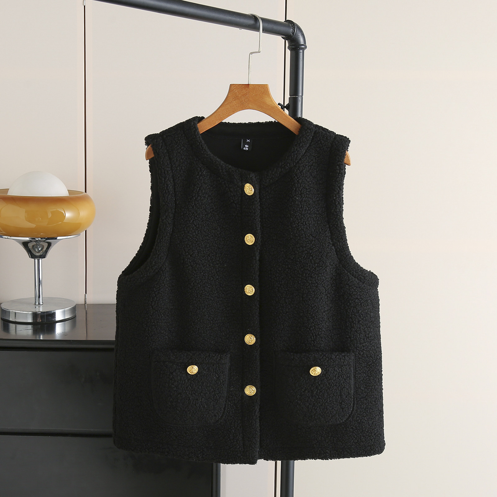 中老年妈妈秋冬圆领颗粒绒小香风保暖马甲女宽松外搭背心马夹上衣,淘宝优惠券,粉丝福利购,淘宝优惠卷