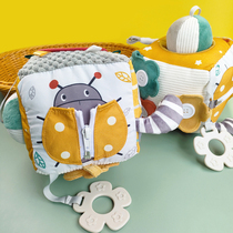 Baby hand grip multifunction Early teaching cloth ball children practice buckle button busy puzzle toy for more than 6 months