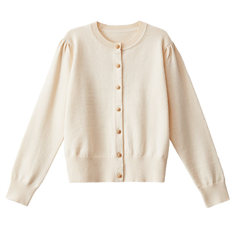 osa欧莎短款红色针织开衫过年毛衣 osa品牌服饰毛针织衫