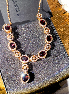 欧美高级感ins设计锁骨链颈链